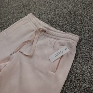 NEW Calvin Klein Pants Womens S Pink Drawstring Joggers Sweatpants Performance